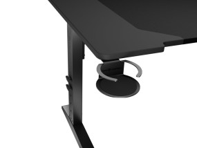 foto de MESA GAMING GENESIS HOLM MODULAR 120 RGB NEGRO 120X75 CM