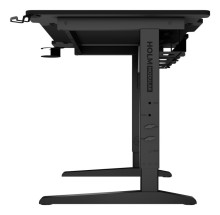foto de MESA GAMING GENESIS HOLM MODULAR 120 RGB NEGRO 120X75 CM
