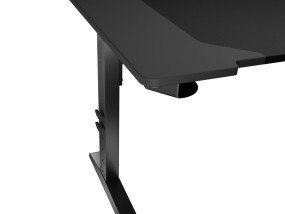 foto de MESA GAMING GENESIS HOLM MODULAR 120 RGB NEGRO 120X75 CM