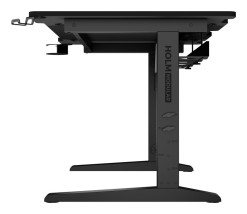 foto de MESA GAMING GENESIS HOLM MODULAR 120 RGB NEGRO 120X75 CM