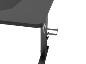 foto de MESA GAMING GENESIS HOLM MODULAR 120 RGB NEGRO 120X75 CM