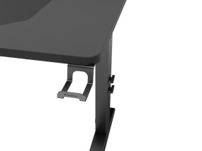 foto de MESA GAMING GENESIS HOLM MODULAR 120 RGB NEGRO 120X75 CM