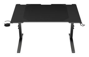 foto de MESA GAMING GENESIS HOLM MODULAR 120 RGB NEGRO 120X75 CM