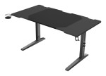 foto de MESA GAMING GENESIS HOLM MODULAR 140 RGB NEGRO 140X75 CM