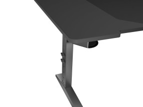 foto de MESA GAMING GENESIS HOLM MODULAR 140 RGB NEGRO 140X75 CM