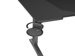 foto de MESA GAMING GENESIS HOLM MODULAR 140 RGB NEGRO 140X75 CM