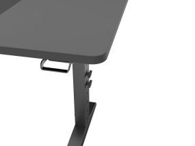 foto de MESA GAMING GENESIS HOLM MODULAR 140 RGB NEGRO 140X75 CM