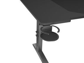 foto de MESA GAMING GENESIS HOLM MODULAR 140 RGB NEGRO 140X75 CM