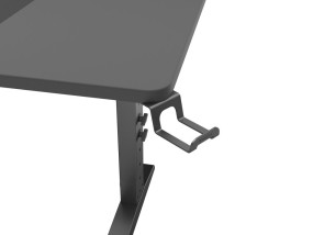 foto de MESA GAMING GENESIS HOLM MODULAR 140 RGB NEGRO 140X75 CM