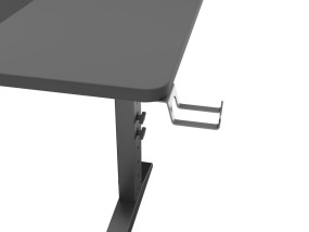 foto de MESA GAMING GENESIS HOLM MODULAR 140 RGB NEGRO 140X75 CM