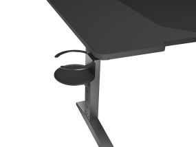 foto de MESA GAMING GENESIS HOLM MODULAR 140 RGB NEGRO 140X75 CM