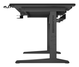 foto de MESA GAMING GENESIS HOLM MODULAR 140 RGB NEGRO 140X75 CM