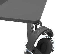 foto de MESA GAMING GENESIS HOLM MODULAR 140 RGB NEGRO 140X75 CM