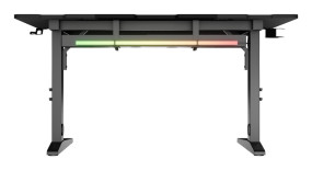 foto de MESA GAMING GENESIS HOLM MODULAR 140 RGB NEGRO 140X75 CM