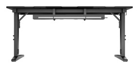 foto de MESA GAMING GENESIS HOLM MODULAR 160 RGB NEGRO 160X75 CM