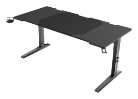 foto de MESA GAMING GENESIS HOLM MODULAR 160 RGB NEGRO 160X75 CM