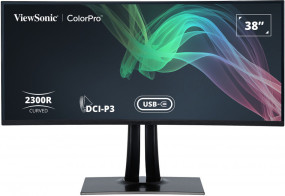 foto de MONITOR VIEWSONIC 38'' VP3881A 3840X1600 QUAD HD+LED NEGRO