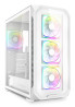 foto de CAJA GAMING ATX SHARKOON AK5G RGB 4XVENT 120MM 3XUSB SN FUENTE BLANCO