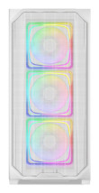 foto de CAJA GAMING ATX SHARKOON NAK5M RGB 4XVENT 120MM 3XUSB SN FUENTE BLANCO