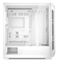 foto de CAJA GAMING ATX SHARKOON NAK5M RGB 4XVENT 120MM 3XUSB SN FUENTE BLANCO