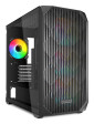 foto de CAJA GAMING mATX SHARKOOM MK3 3XVENT 120MM 3XUSB SN FUENTE NEGRO