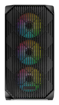 foto de CAJA GAMING mATX SHARKOON MK3 3XVENT 120MM 3XUSB SN FUENTE NEGRO