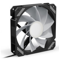 foto de VENTILADOR CAJA SHARKOON MIRROR PWM RGB REVERSE NEGRO