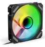 foto de VENTILADOR CAJA SHARKOON MIRROR PWM RGB REVERSE NEGRO