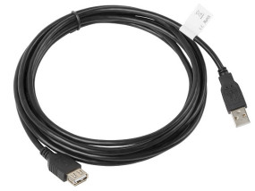 foto de CABLE ALARGADOR LANBERG USB 2.0 MACHO HEMBRA 3M NEGRO