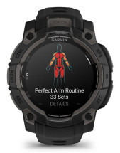 foto de SMARTWATCH GARMIN INSTINCT 3 45MM AMOLED NEGRO CORREA NEGRA
