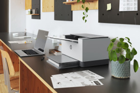 foto de HP LaserJet M209d Blanco y negro Impresora, A doble cara