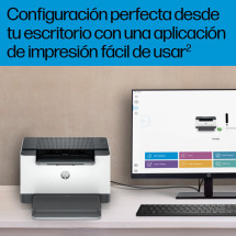 foto de HP LaserJet M209d Blanco y negro Impresora, A doble cara
