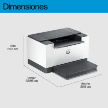 foto de HP LaserJet M209d Blanco y negro Impresora, A doble cara