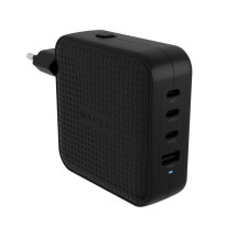 foto de HYPERA HYPERJUICE 100W USB-C GAN TRAVEL CHARGER (3C+1A) BLACK