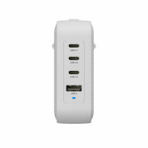 foto de HYPERA HYPERJUICEA 100W USB-C GAN TRAVEL CHARGER (3C+1A)  WHITE