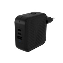 foto de HYPERA HYPERJUICEA 70W USB-C GAN TRAVEL CHARGER (3C+1A) BLACK