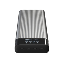 foto de HYPERÂ® HYPERJUICEÂ® 245W USB-C 100WH BATTERY PACK WITH OLED DISPLAY