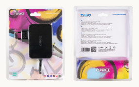 foto de CARGADOR TOOQ PORTATIL GAN USB-C PD 100W NEGRO