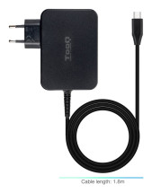 foto de CARGADOR TOOQ PORTATIL GAN USB-C PD 100W NEGRO