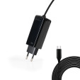 foto de CARGADOR TOOQ PORTATIL GAN USB-C PD 100W CUBICO NEGRO