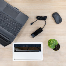 foto de CARGADOR TOOQ PORTATIL GAN USB-C PD 100W CUBICO NEGRO