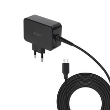 foto de CARGADOR TOOQ PORTATIL GAN USB-C PD 45W NEGRO