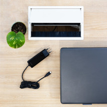 foto de CARGADOR TOOQ PORTATIL GAN USB-C PD 90W CUBICO NEGRO