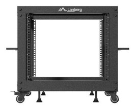 foto de ARMARIO LANBERG ABIERTO RACK 19 9U 600X600 AJUSTABLE HASTA 1100 NEGRO