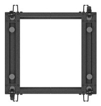 foto de ARMARIO LANBERG ABIERTO RACK 19 9U 600X600 AJUSTABLE HASTA 1100 NEGRO