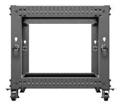 foto de ARMARIO LANBERG ABIERTO RACK 19 9U 600X600 AJUSTABLE HASTA 1100 NEGRO