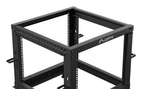 foto de ARMARIO LANBERG ABIERTO RACK 19 9U 600X600 AJUSTABLE HASTA 1100 NEGRO