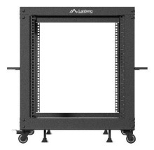 foto de ARMARIO LANBERG ABIERTO RACK 19 12U 600X600 AJUSTABLE HASTA 1100 NEGRO