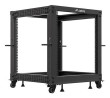 foto de ARMARIO LANBERG ABIERTO RACK 19 12U 600X600 AJUSTABLE HASTA 1100 NEGRO