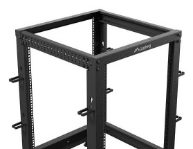 foto de ARMARIO LANBERG ABIERTO RACK 19 15U 600X600 AJUSTABLE HASTA 1100 NEGRO